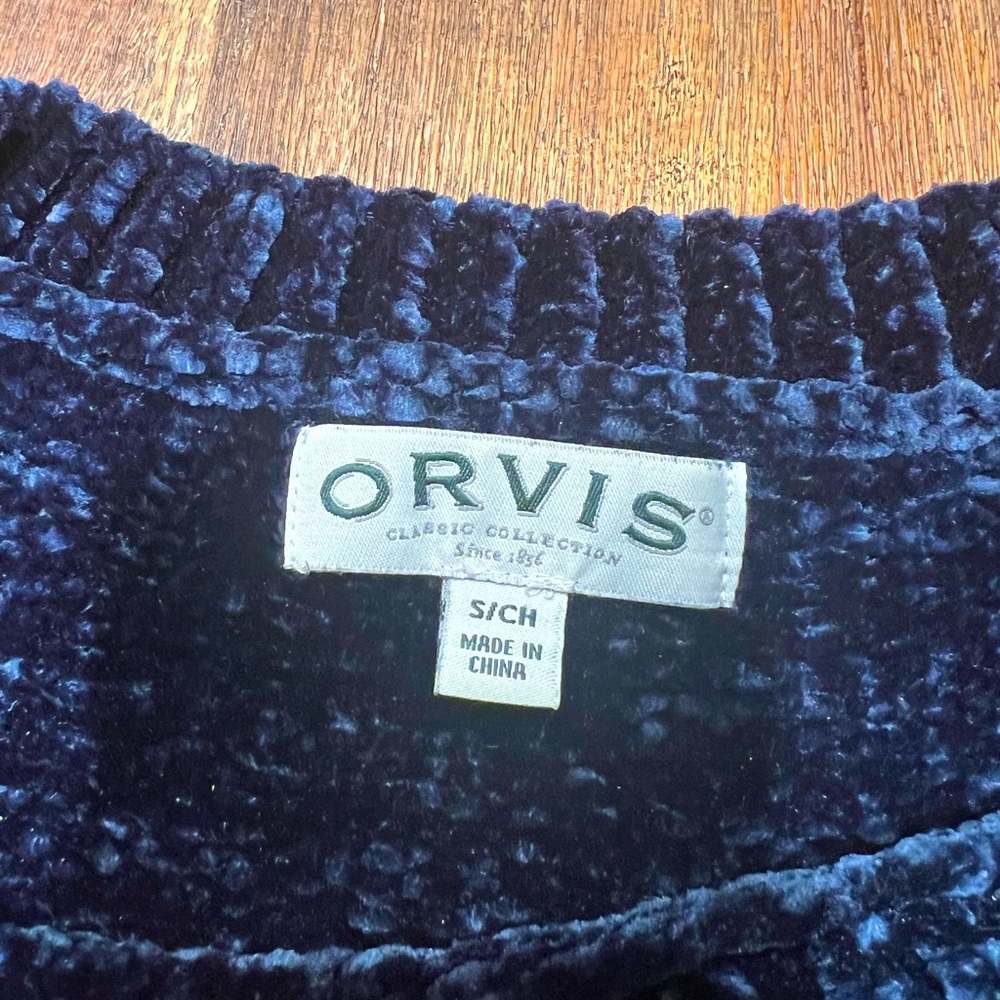 Blue cashmere sweater - Picture 2 of 3